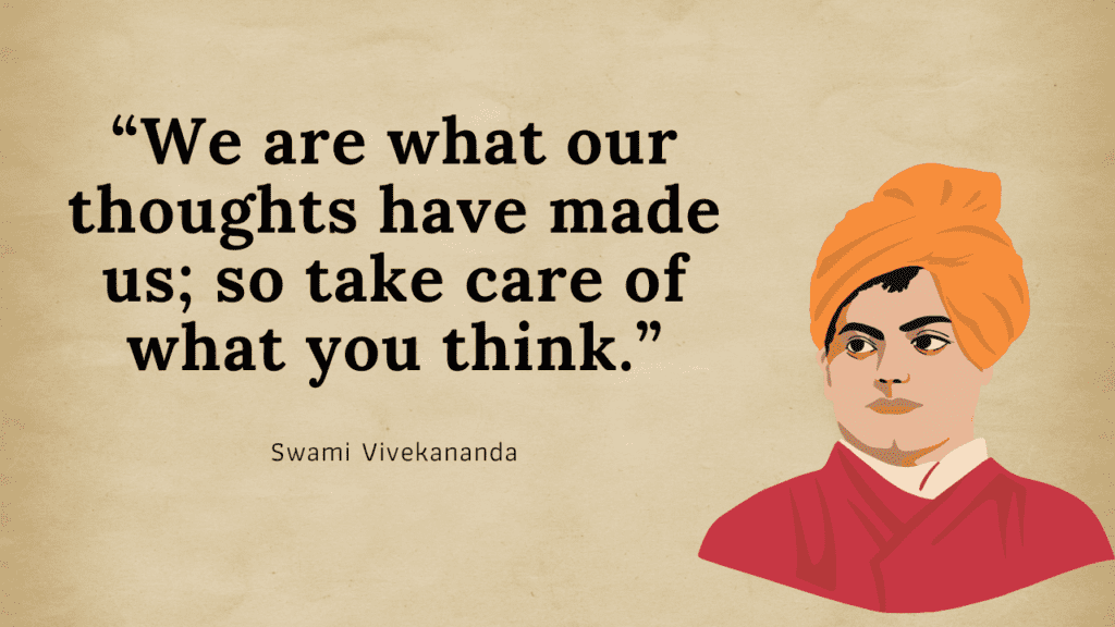 We are what our thoughts have made us; so take care of what you think-