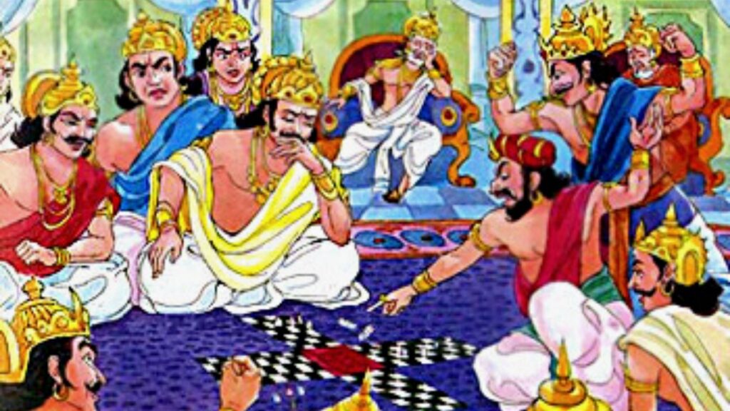 Game of dices from Mahabharata