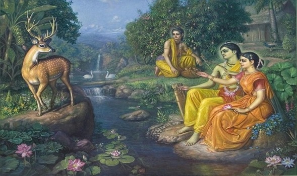 Aranya kanda golden deer in ramayana